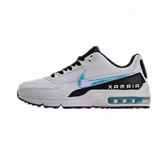 Cheap Nike Air Max LTD Men's Shoes White Black Blue-08 - Click Image to Close